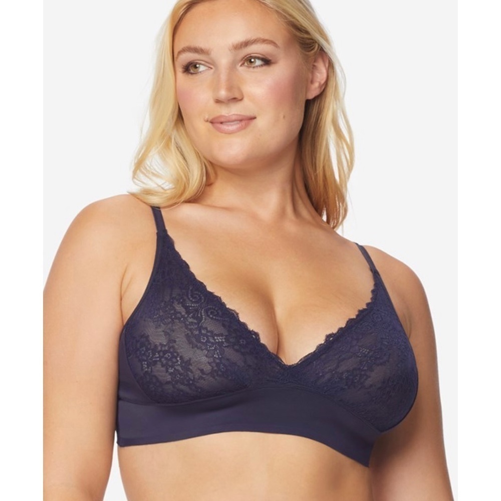 Ruby Ribbon | Lace Second Skin Demiette, in Black, #1776 NWT